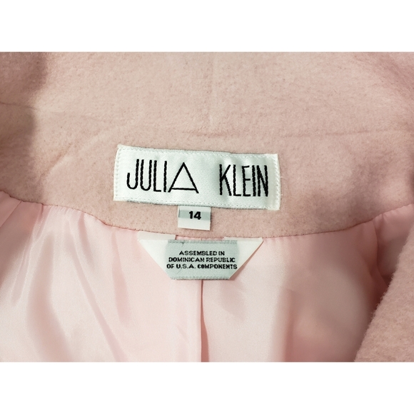 Julia Klein | Pink Coat + Scarf - Picture 3 of 7